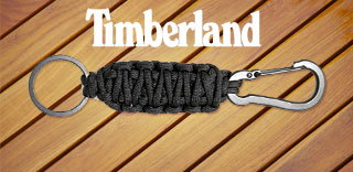 Акция Timberland - карабин с брелком из паракорда в подарок!